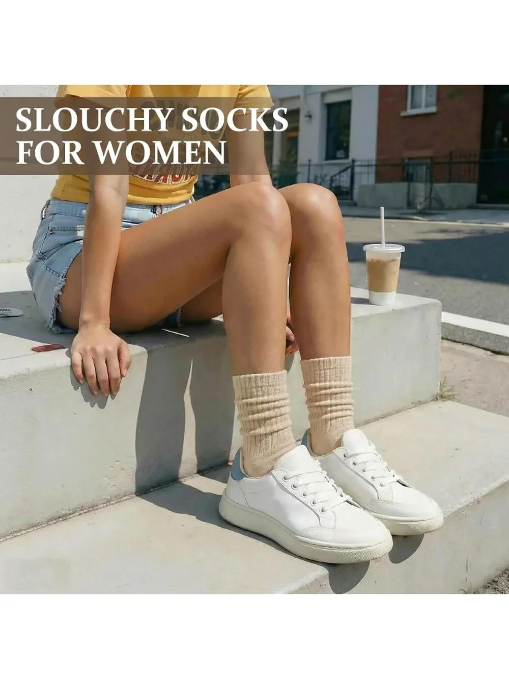 N/A slouchy socks